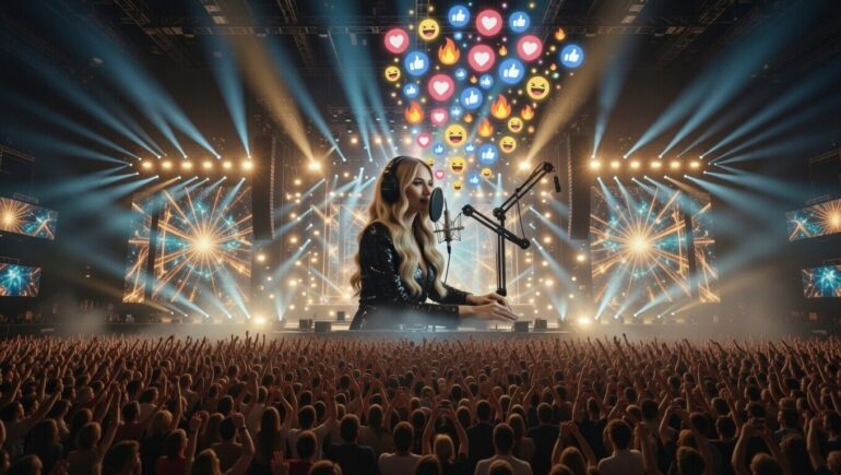 Scena principală UNTOLD în timpul unui moment de vârf